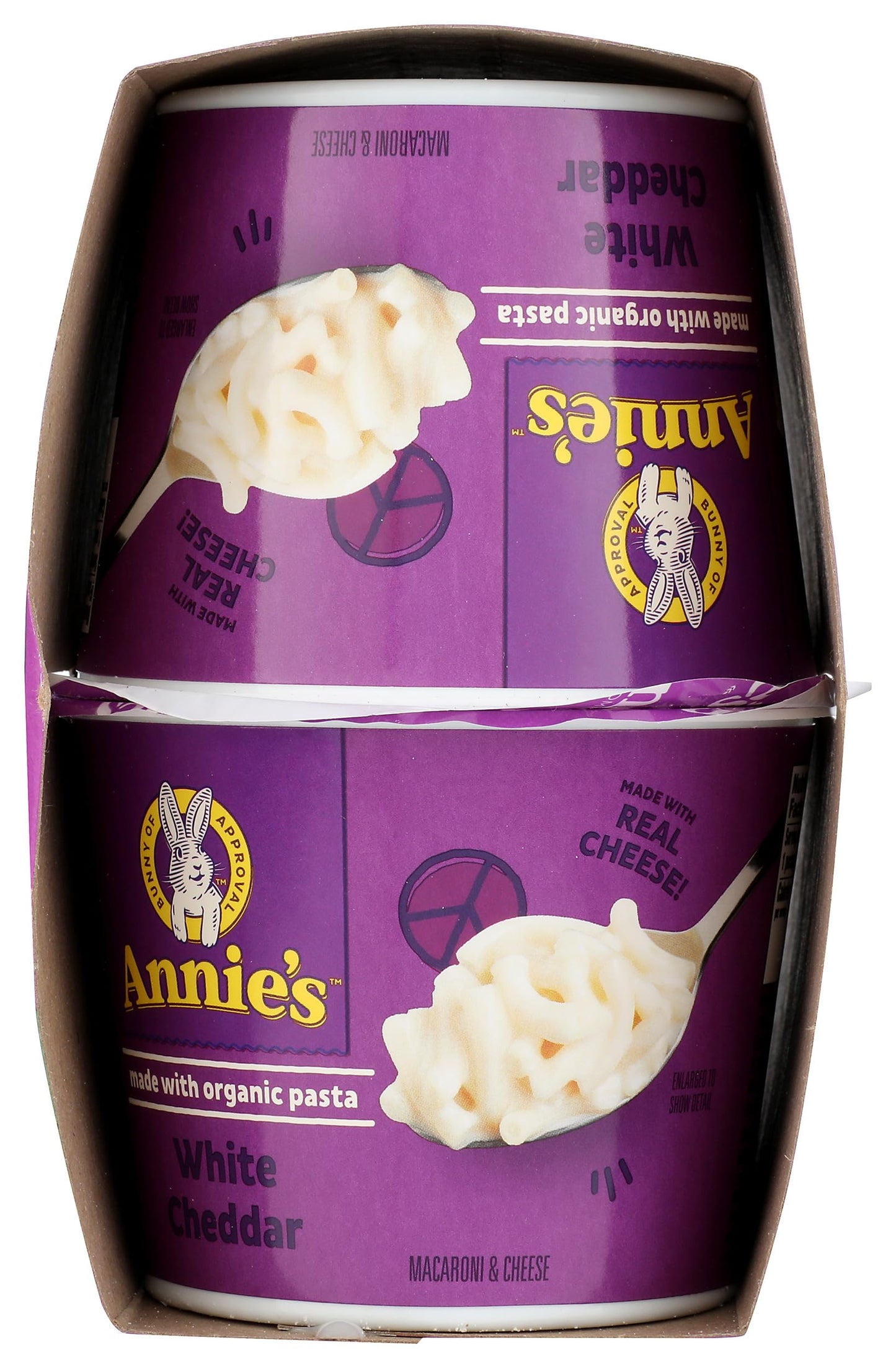 Annie'S Homegrown, Mac Cheese White Cheddar 4 Pack, 8.04 Ounce
