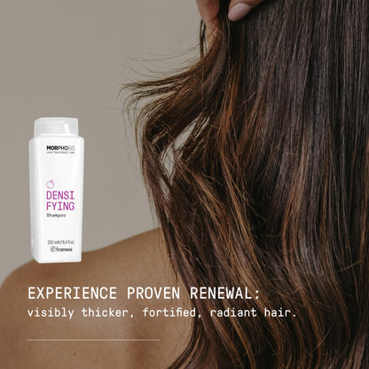 FRAMESI Morphosis Densifying Shampoo 33.8 fl oz, Strengthens Hair, For Sensitive Scalps, Natural Ingredients, Color Safe