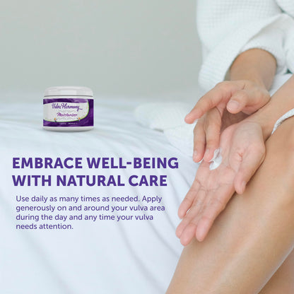 Vulva Harmony Vulva Balm – Vaginal Moisturizer for Women, Moisture & Relief Cream for Intimate Feminine Care | Dryness, Vaginitis, Itch, Chafing, Irritation & Menopause | No Estrogen Cream, 2.25 Oz