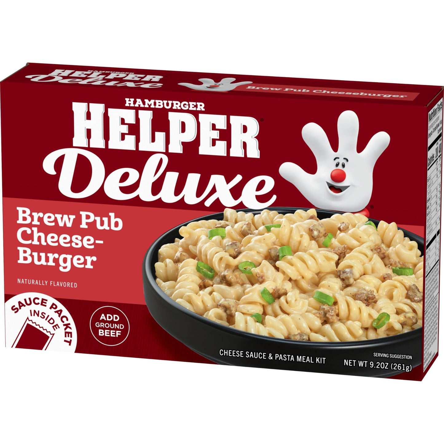 Hamburger Helper DELUXE Brew Pub Cheeseburger, 9.2 oz, 12 per Case