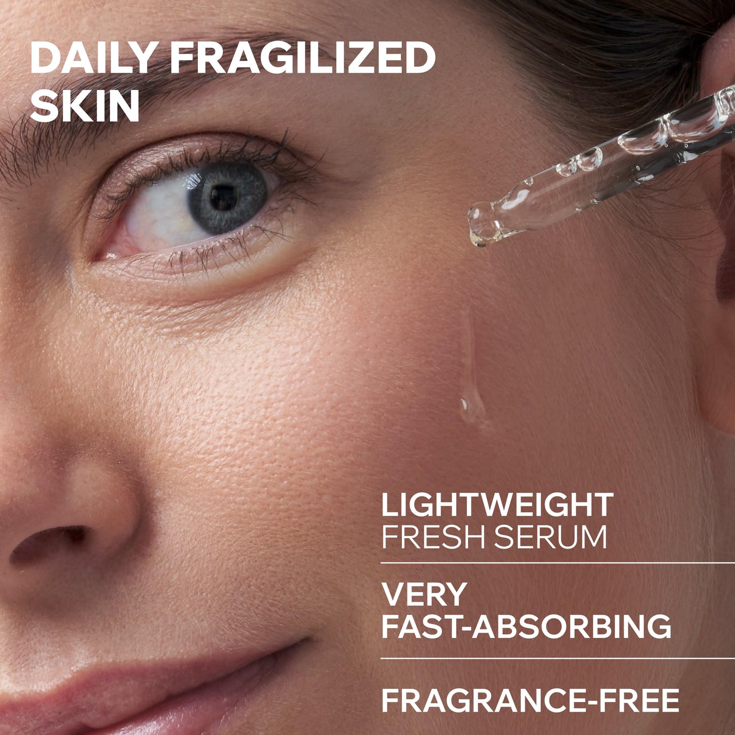 Uriage Cica-Daily Intense Repairing Serum, Made With Prebiotic, Hyaluronic Acid & Centella Asiatica, Boosts Skin Repair, Paraben & Fragrance-Free, Non-Comedogenic