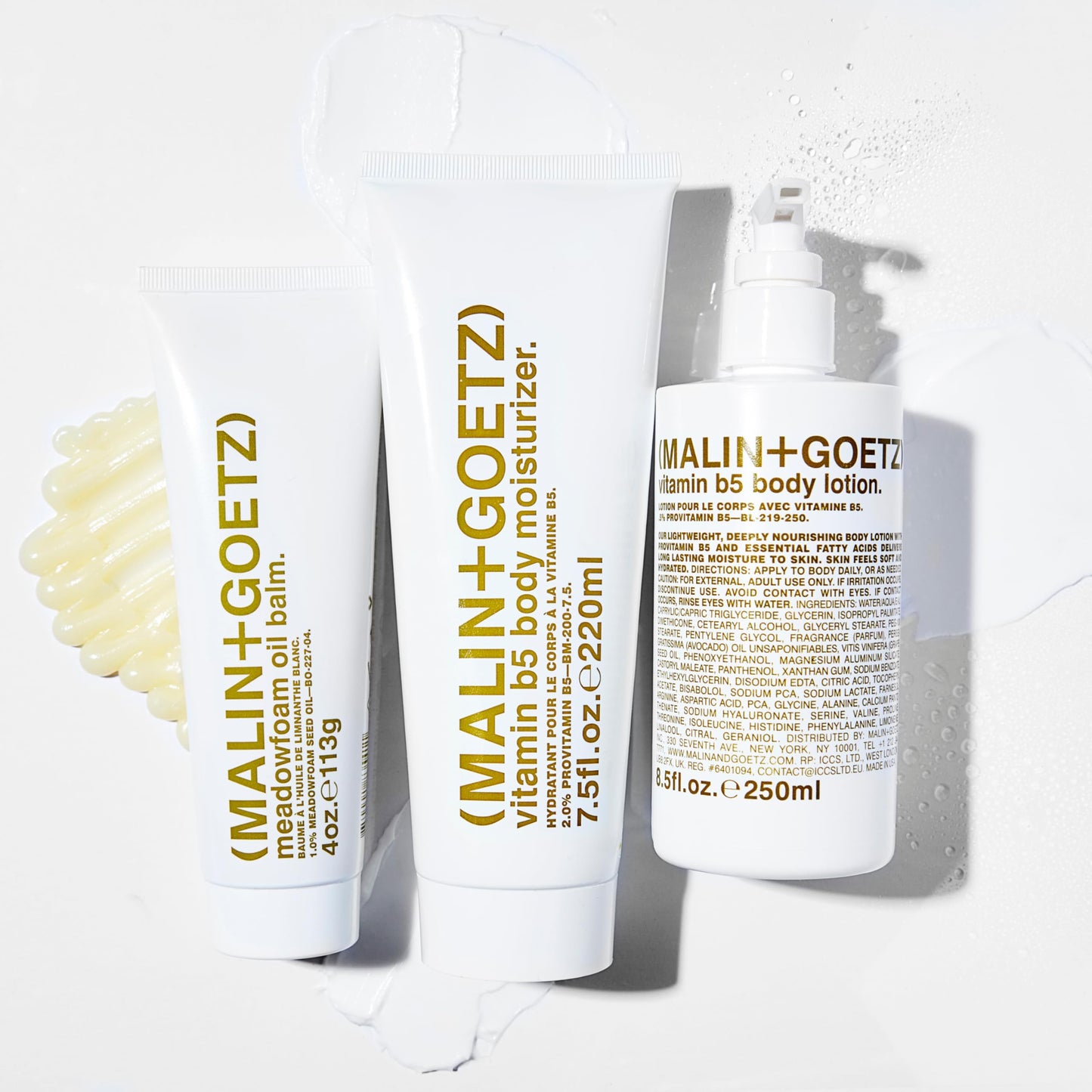 MALIN+GOETZ Vitamin B5 Body Lotion | Lightweight Daily Moisturizer with Avocado & Grapeseed Oils | Hydrating, Nourishing, Long-Lasting & Bergamot Scented | Vegan, Cruelty-Free