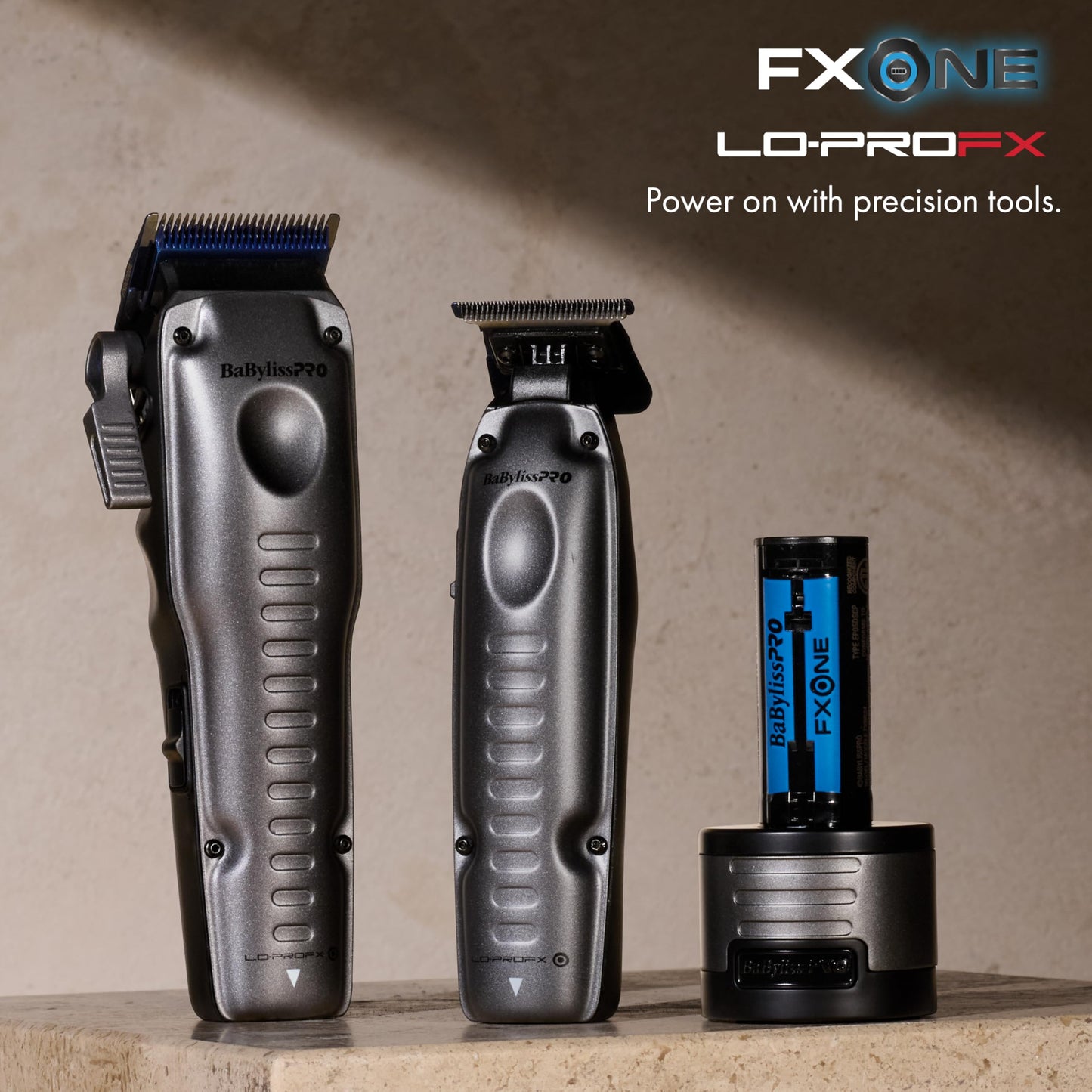FXONE LO-PROFX Professional Cordless Trimmers for Men with Interchangeable Battery