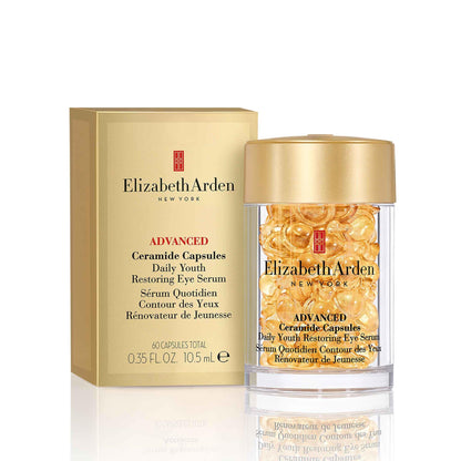 Elizabeth Arden Advanced Ceramide Eye Serum Capsules, Youth Restoring Daily Skin Care, 60 Count