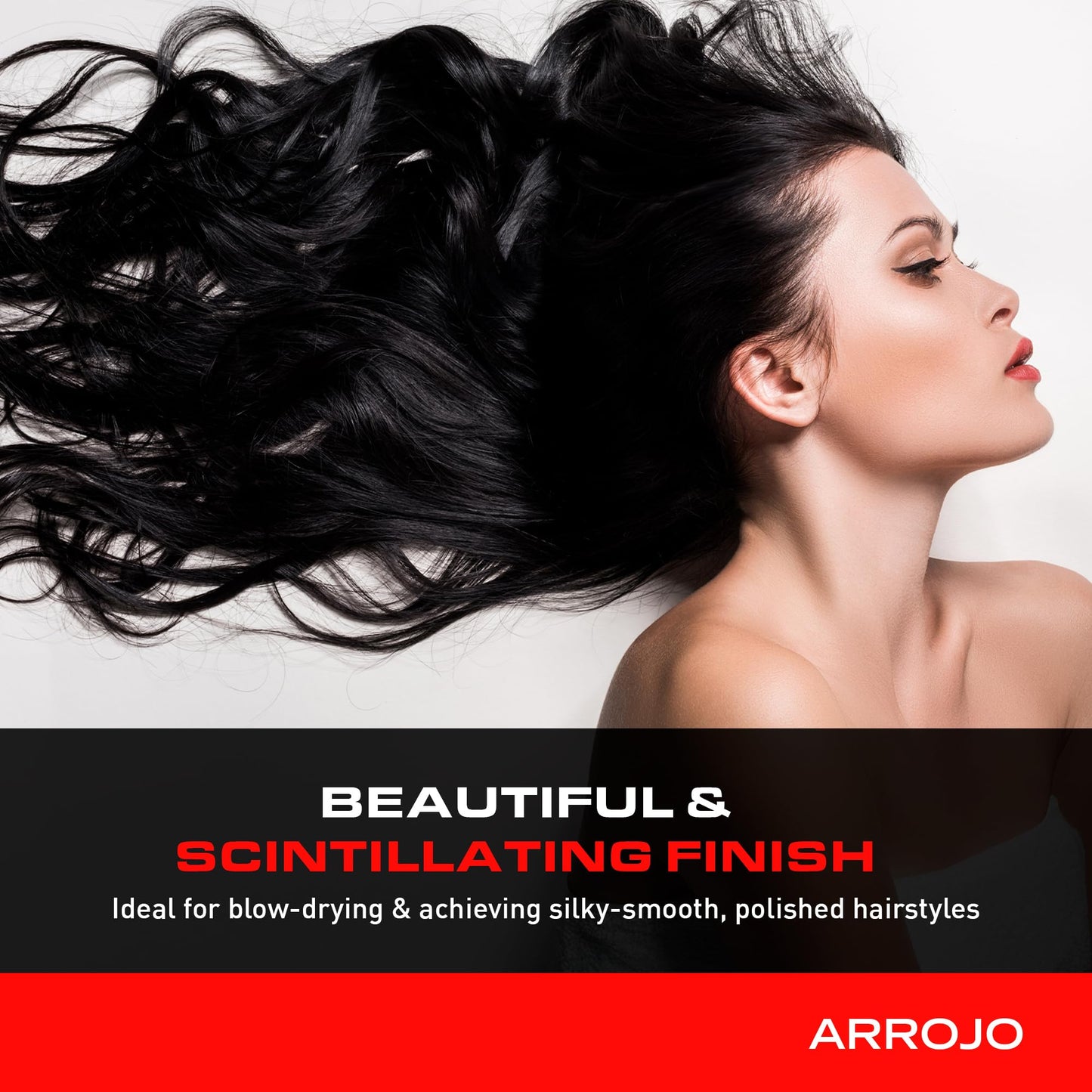 Arrojo Shine Luxe Hair Oil, 1.7 fl oz - Cruelty-Free, Paraben-Free Sulfate-Free Leave-In Oil with Vitamin B5, Jojoba & Sweet Almond – Intense Hydration & Heat Protectant for All Hair Types