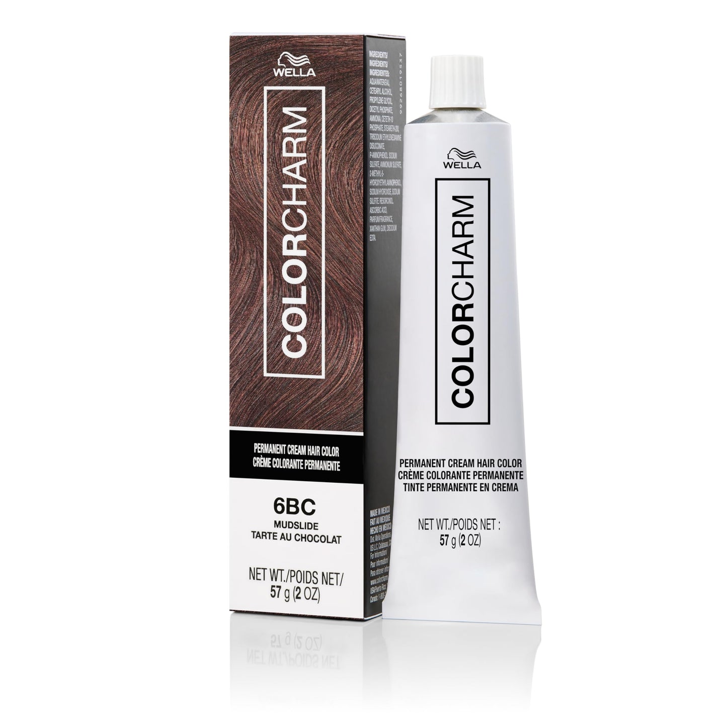 COLORCHARM Permanent Cream Hair Dye | Brown Hair Color | Medium to Golden Caramel, Cool Natural, Brunette Shades | 100% Gray Coverage | Vegan, Free of Phthalates & Parabens | 2 oz.