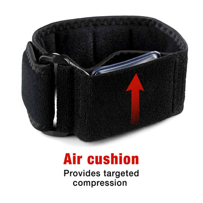 ACE Sport Tennis Elbow Strap, Adjustable, Black, 1/Pack