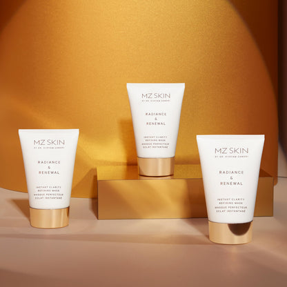 MZ SKIN Radiance & Renewal Mask 3.4 fl oz - 8.5% Fruit Acid Complex, with AHA's Including Lactic Acid and Azelaic Acid, for Instant Clarity, Brightening Pigmentation and Pore Refinement