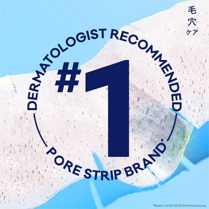 Bioré Original Blackhead Remover Strips, Deep Cleansing Nose Strips With Instant Pore Unclogging, Features C-Bond Technology, Oil-Free, Non-Comedogenic Use, 14 Count