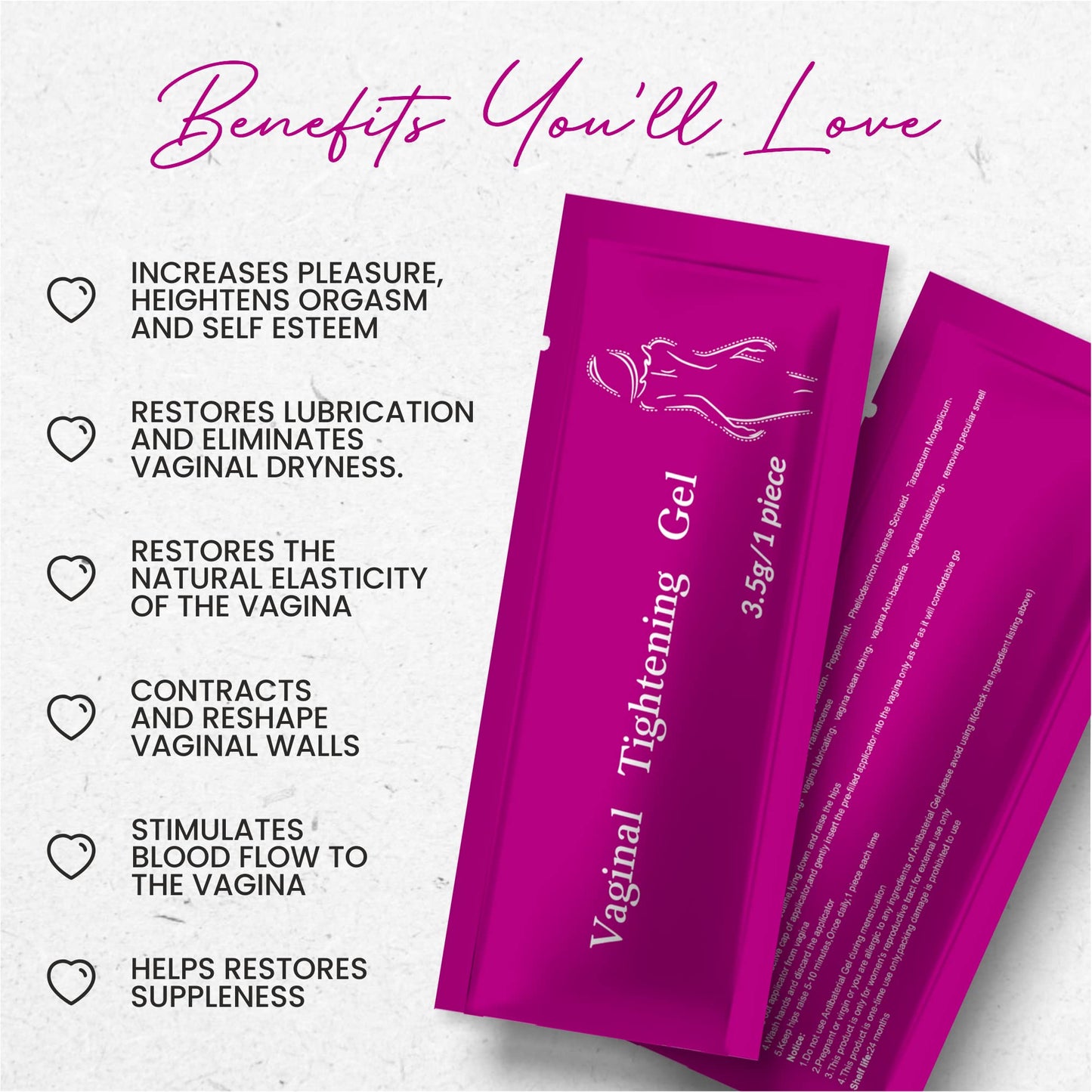 Irvy Premium Vaginial Tightening Cream for Vag Instantly - Feminine Care for Vaginal Tightening Gel Products (3pcs)