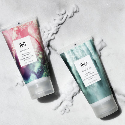 R+Co HIGH DIVE Moisture + Shine Crème | Leave-In Hydrating Cream for Smooth, Frizz-Free Hair | Adds Softness, Shine & Manageability | Vegan & Color-Safe