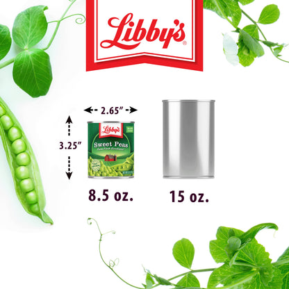Libby's Sweet Peas, 8.5 Ounces (Pack of 12)
