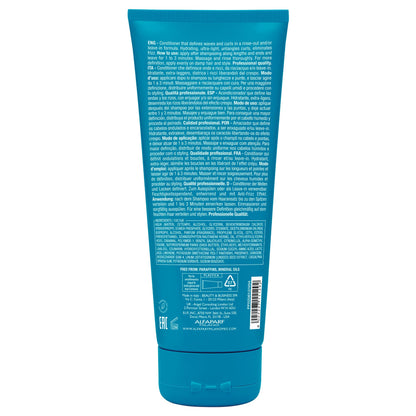 Alfaparf Milano Semi Di Lino Curls Enhancing Conditioner for Wavy and Curly Hair - Hydrates and Nourishes - Reduces Frizz - Protects Against Humidity - Vegan-Friendly Formula