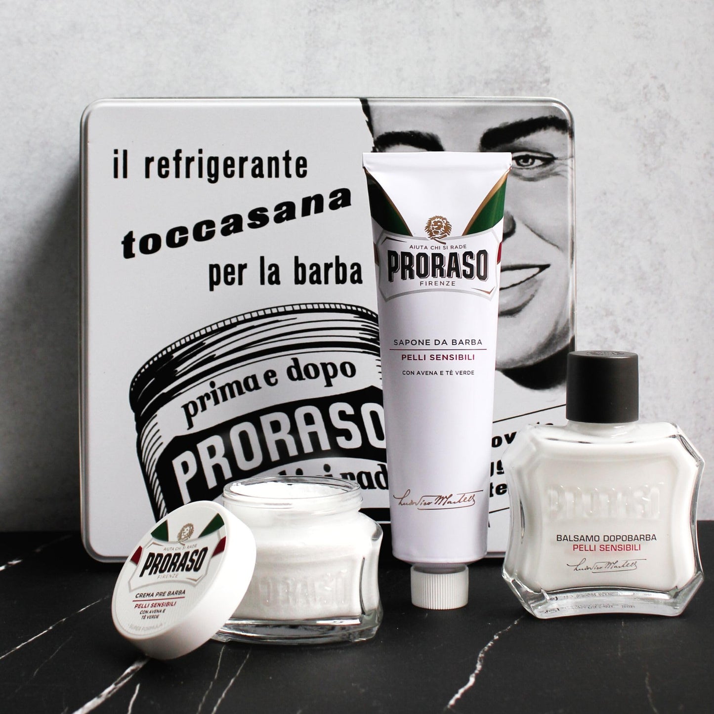 Proraso Vintage Toccasana Tin Gift Set, 5.2 Oz