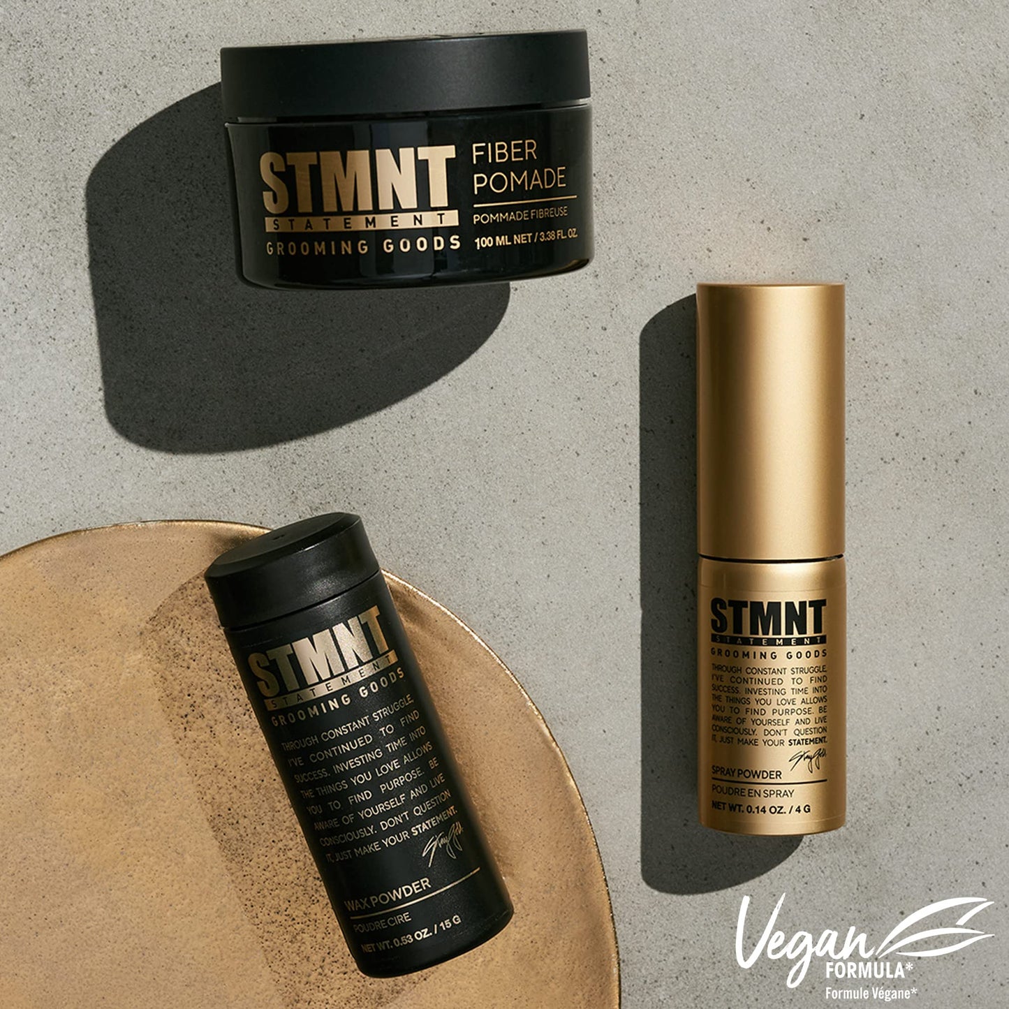 STMNT Grooming Goods Fiber Pomade | Semi-Matte Finish | Strong Control | Easy To Wash Out