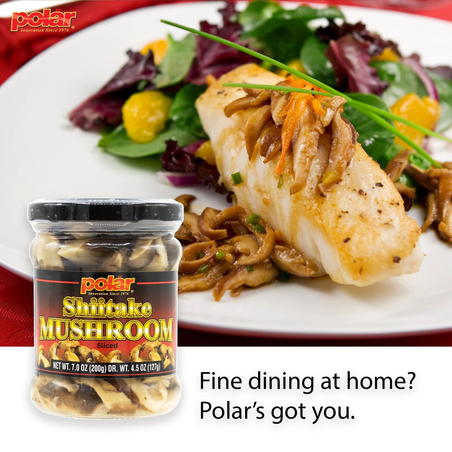 MW Polar Shiitake Mushrooms in Jar, Ready-to-eat, Easy, Sliced, Healthy, Great for Pasta, Ramen, Quiche, Omelet, Stir fry, Asian recipes, Bibimbap, Side dishes, 7 oz (Pack of 12)