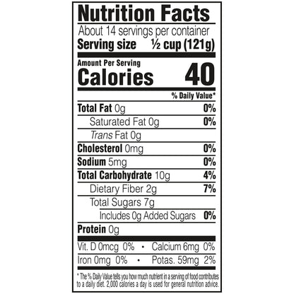 Del Monte No Sugar Added Sliced Bartlett Pears, Canned Fruit, 4 Pack, 14.5 oz Cans, Yellow