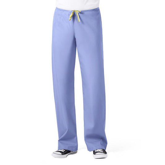 WonderWink The Papa Unisex Seamless Scrub Pant, Ceil Blue, X-Small