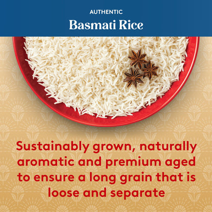 Royal Basmati Rice - Ready to Heat Basmati Rice - (6 Pack) 8.5 oz Microwaveable Pouch