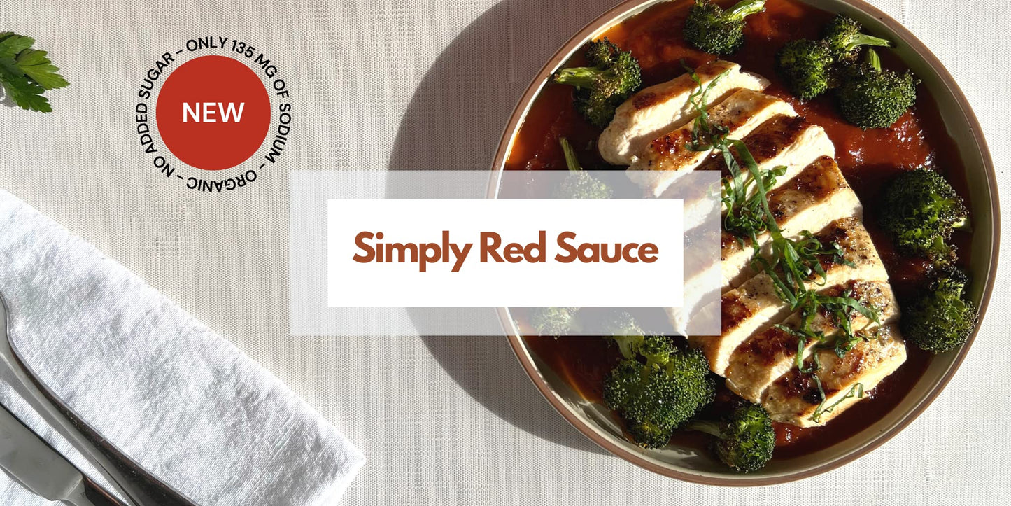 Dave's Gourmet Organic Simply Red Sauce - Non GMO, Vegan, Gluten Free Tomato Sauce