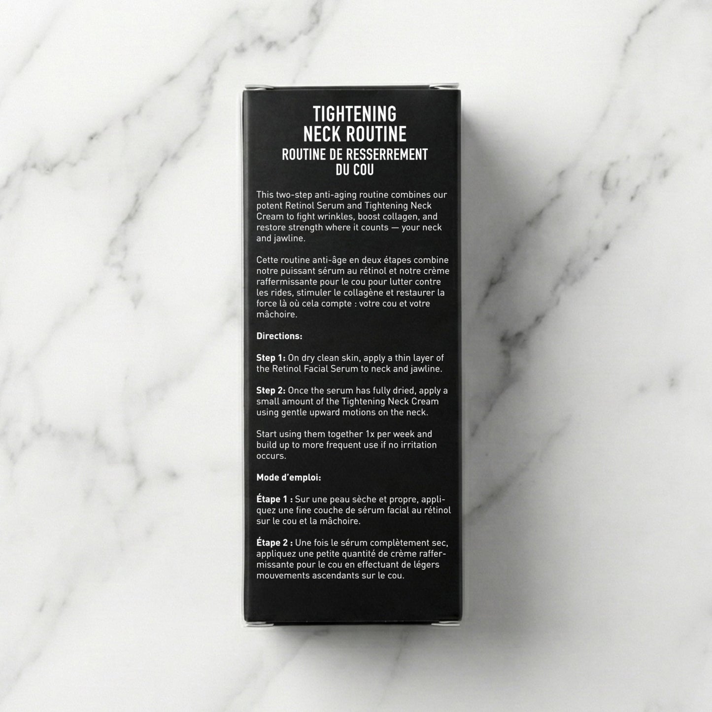 Brickell Men's Tightening Neck Routine For Men, Natural and Organic, Neck Cream For Tightening and Firming & Retinol Skin Care Serum Treatment, Men's Skincare Gift Set