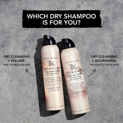 Bumble and bumble. Prêt-à-powder Très Invisible Nourishing Dry Shampoo | Absorbs Oil at the Roots | Nourishes Dry Ends | UV Protection | For Medium to Thick Curly, Wavy, Straight Hair Types, 3.1 Ounce