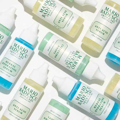Mario Badescu Herbal Hydrating Serum for All Skin Types |Oil Free Serum that Leaves Skin Supple |Formulated with Ceramides & Gingko Extract| 1 FL OZ