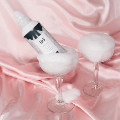 R+Co CHIFFON Styling Mousse – Lightweight Hair Foam, Adds Volume & Texture, All Hair Types