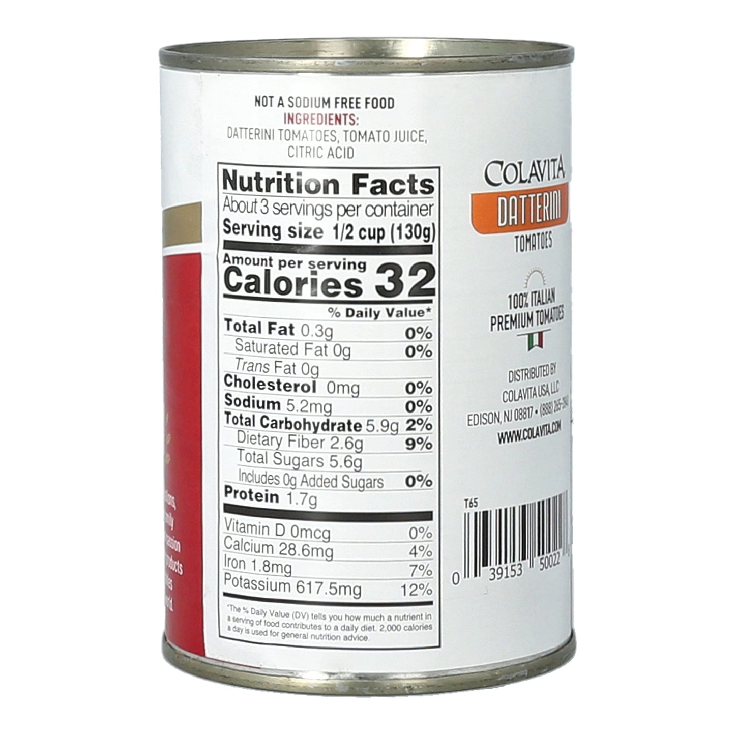 Colavita Canned Tomatoes - Datterini, 14.1oz Can (Pack of 6)