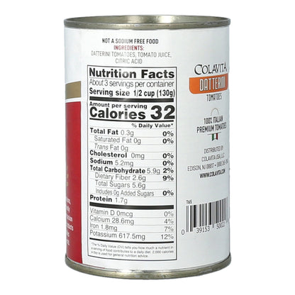 Colavita Canned Tomatoes - Datterini, 14.1oz Can (Pack of 6)