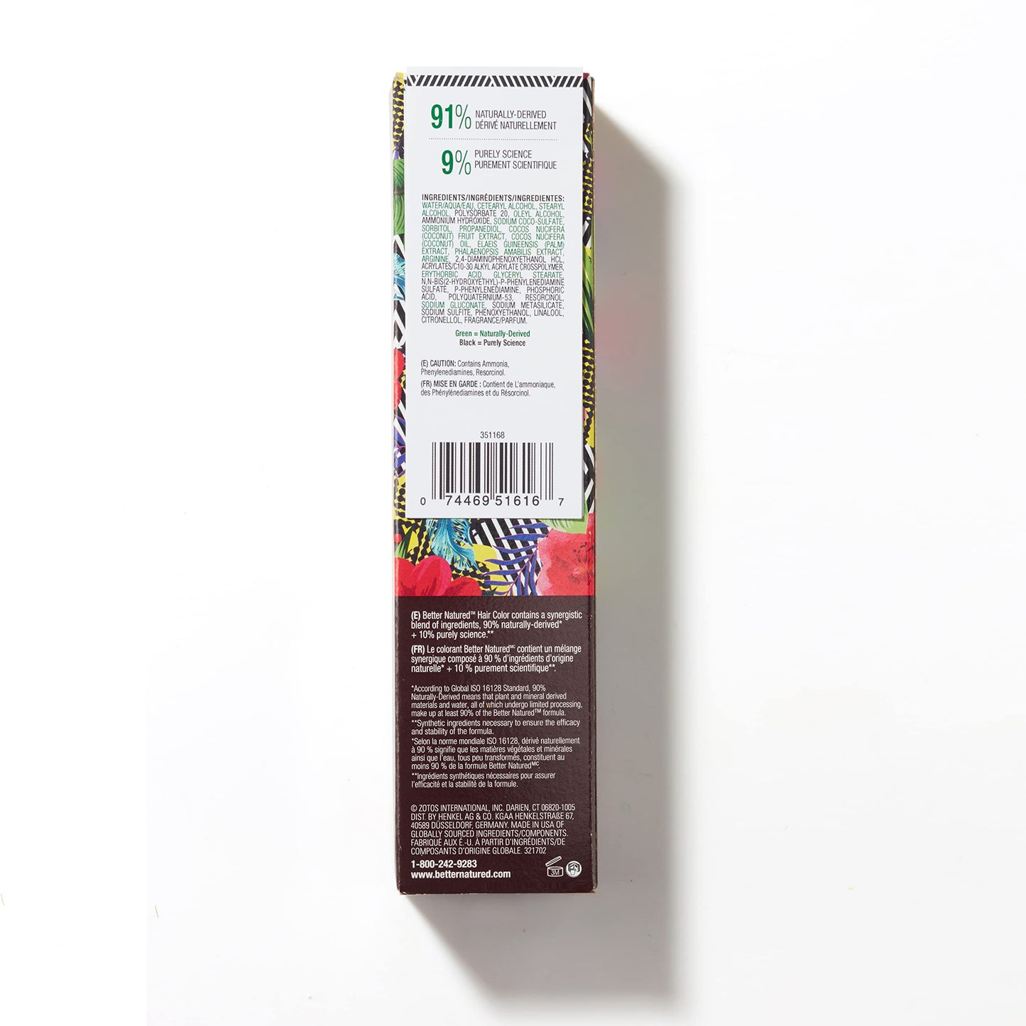 Better Natured Permanent 7A Medium Ash Blonde Hair Color Dye - Naturally-derived, Vegan & 100% Gray Coverage that Lasts up to 8 Weeks