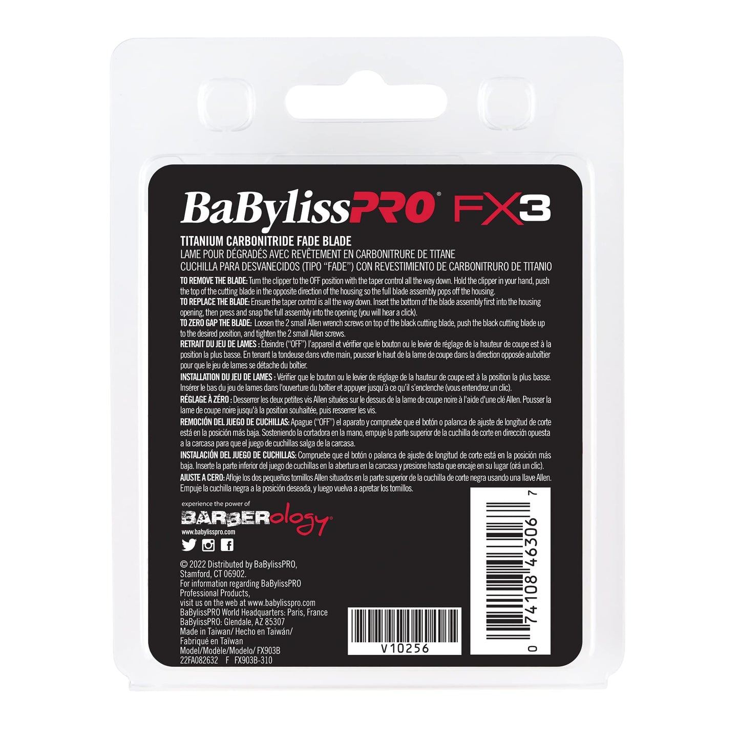 FX3 Clipper Replacement Ultra Thin Fade Blades