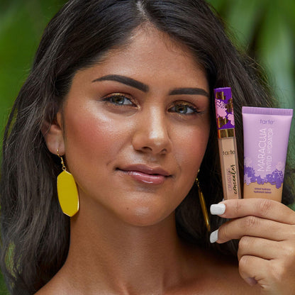 tarte maracuja tinted moisturizer – Lightweight Sheer Foundation with Buildable Longwear Coverage, Hyaluronic Acid, Turmeric, Aloe for Hydrated Skin, Vegan & Cruelty Free