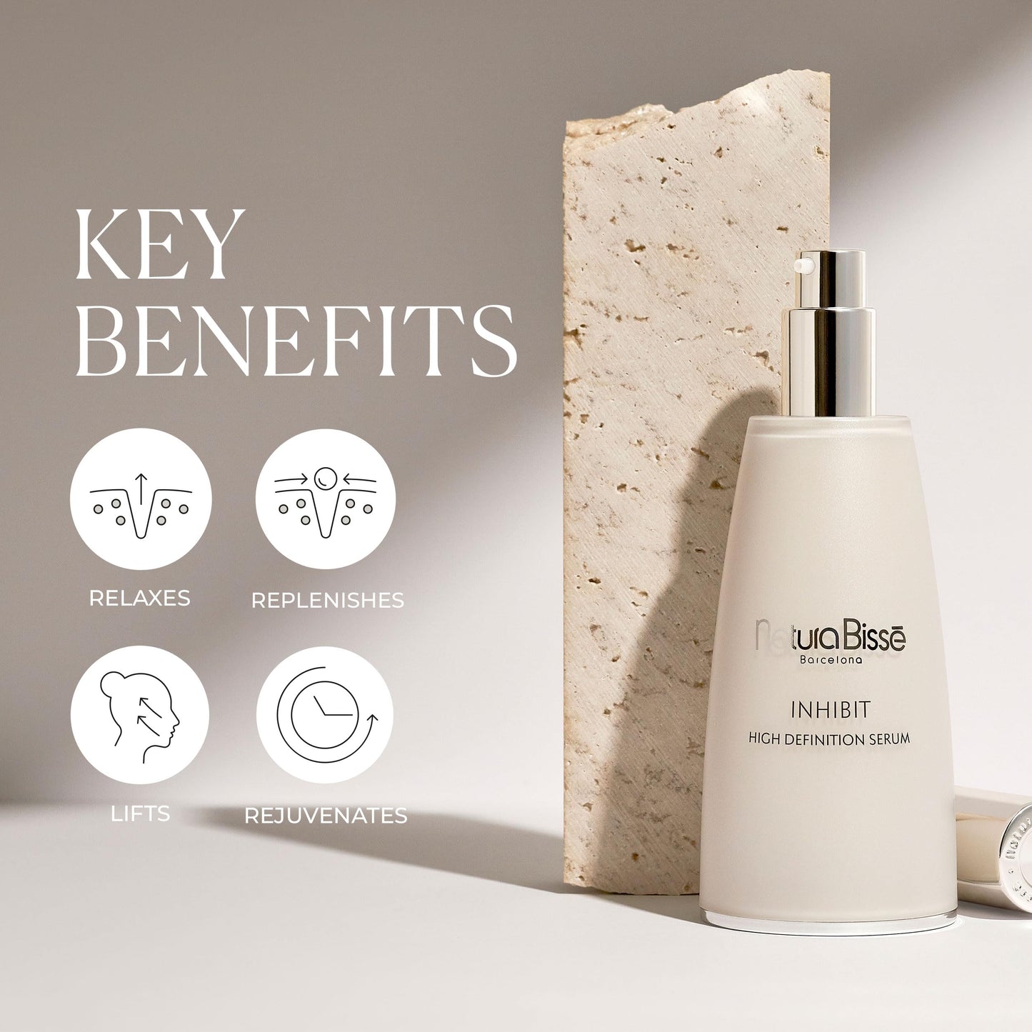Natura Bissé Inhibit High Definition Serum, Anti-Wrinkle Firming Serum, Lifts, Firms, Replenishes & Rejuvenates, 2 Oz
