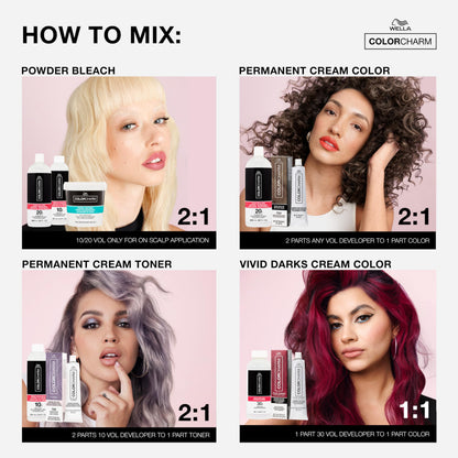 COLORCHARM Powder Hair Lightener | Up to 7 Levels of Lift | Dust Free | Packaging May Vary