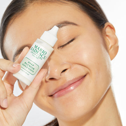 Mario Badescu Deep Blemish Solution, Spot Treatment for Face with Potent Zinc Oxide, Niacinamide and B Vitamins Overnight Treatment Serum that Targets Large Blemishes Under the Skin