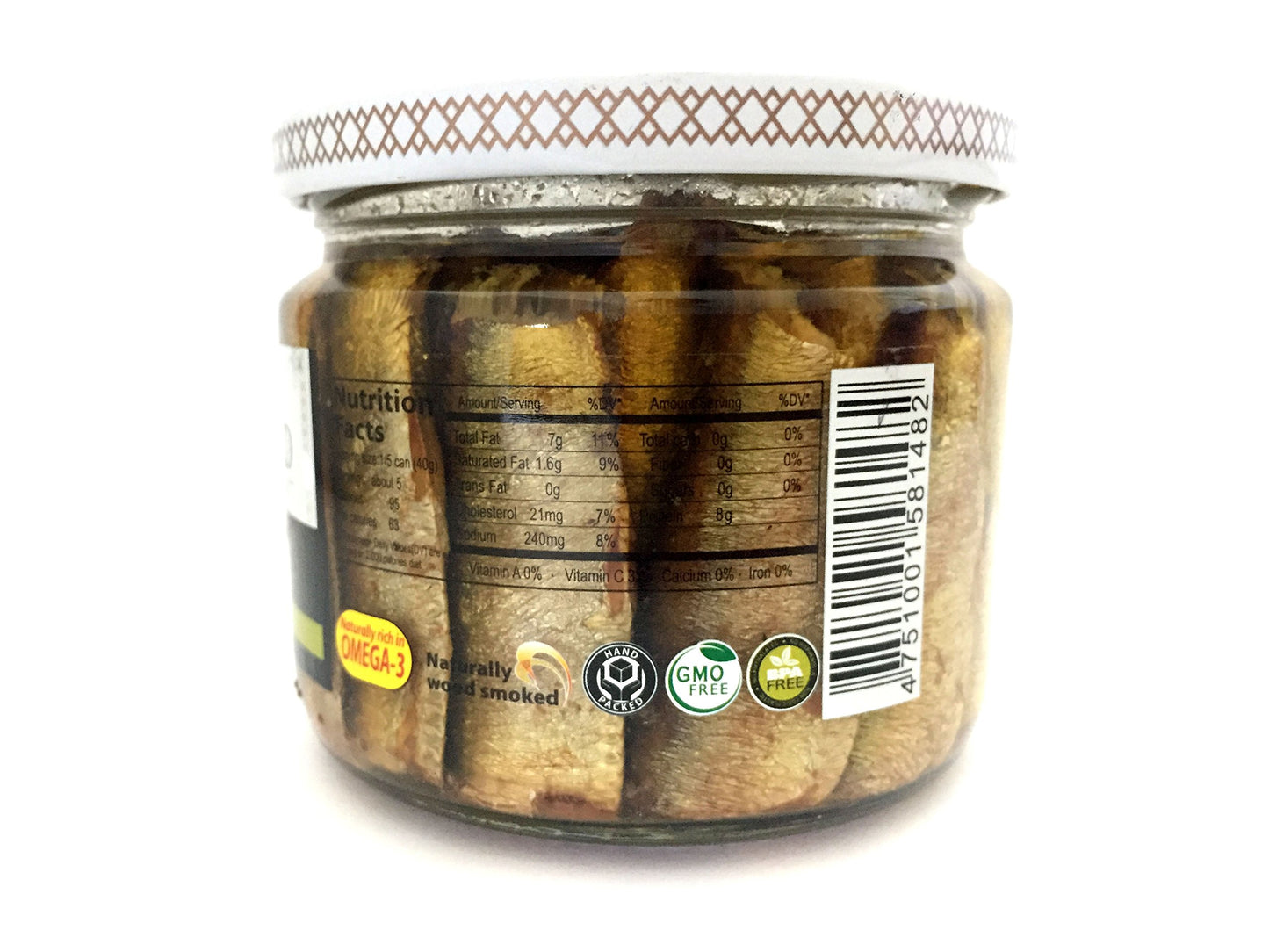 Riga Gold Smoked Sprats in Olive Oil, 270g - Wild Caught