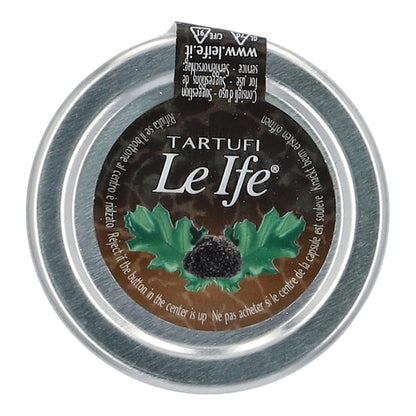 TARTUFI LE IFE Whole Black Summer Truffles (0.88oz) – Premium Italian Truffles in Glass Bottle – Perfect for Pasta, Risotto, Eggs, and Gourmet Dishes – All-Natural and Ready to Use