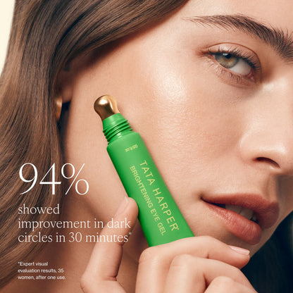 Tata Harper Illuminating Daily Eye Gel, Lightweight & Depuffing, For Dark Circles, Available in 3-Piece Set
