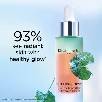 Elizabeth Arden Visible Brightening CicaGlow Concentrate, Dark Spot Corrector for Smooth and Repaired Glowing Skin, Alcohol-Free, 1.0 fl oz