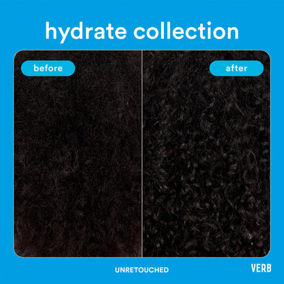 VERB Hydrate Conditioner - Nourish Dry + Frizzy Hair - Smooth + Reduce Frizz - Amber + Warm Jasmine Scent