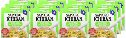 Sapporo Ichiban Soup Cup, Chicken Noodle, 2.25-Ounce Cups (Pack of 12)