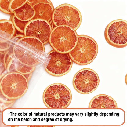 Dried Blood Orange Slices - 3.5oz, 30PCS+ Christmas Crafts | Food Grade Dehydrated Dried Fruit for Garland/Cocktails/Cakes/Potpourri/Candle Making