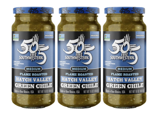 505 Southwestern (3-16oz Value Pack, Flame Roasted Green Chile)