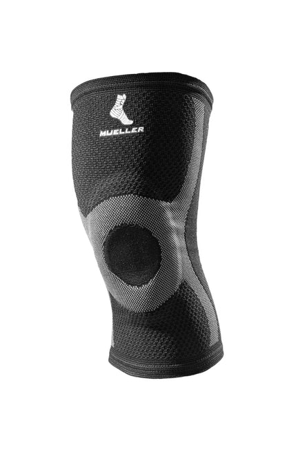 Mueller Sports Medicine Premium Knit Knee Support with Gel Pad, Knee Pain Relief Support for Men and Women, Ideal for Arthritis, Sprains
