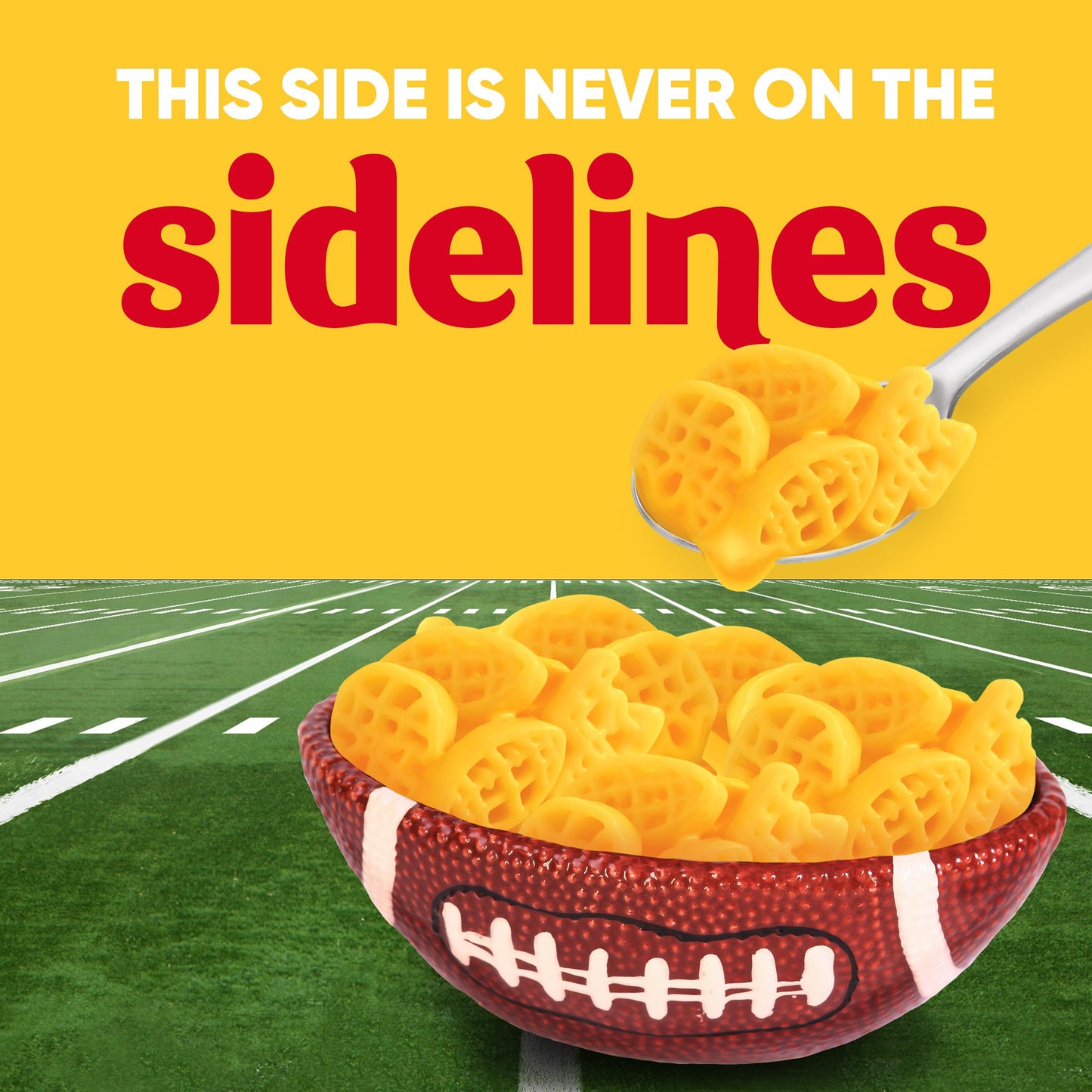 Velveeta Football Shapes & Cheese Macaroni and Cheese Dinner, 10 oz Box