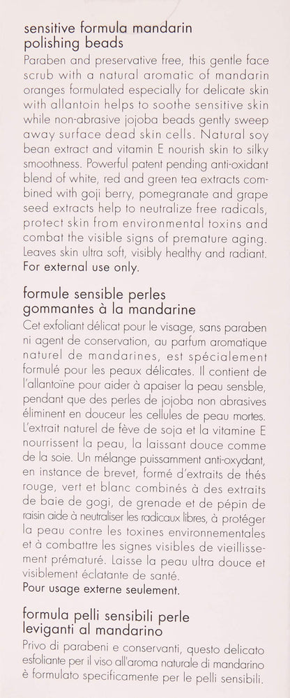 June Jacobs Sensitive Formula Mandarin Polishing Beads, 3.8 Fl Oz