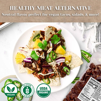 Edward & Sons Organic Young Jackfruit - Jackfruit Organic, Vegan Meat, Vegan Fruit, Plant Based Meat, Vegan Meat Substitute, Unseasoned - 4.4 Pounds