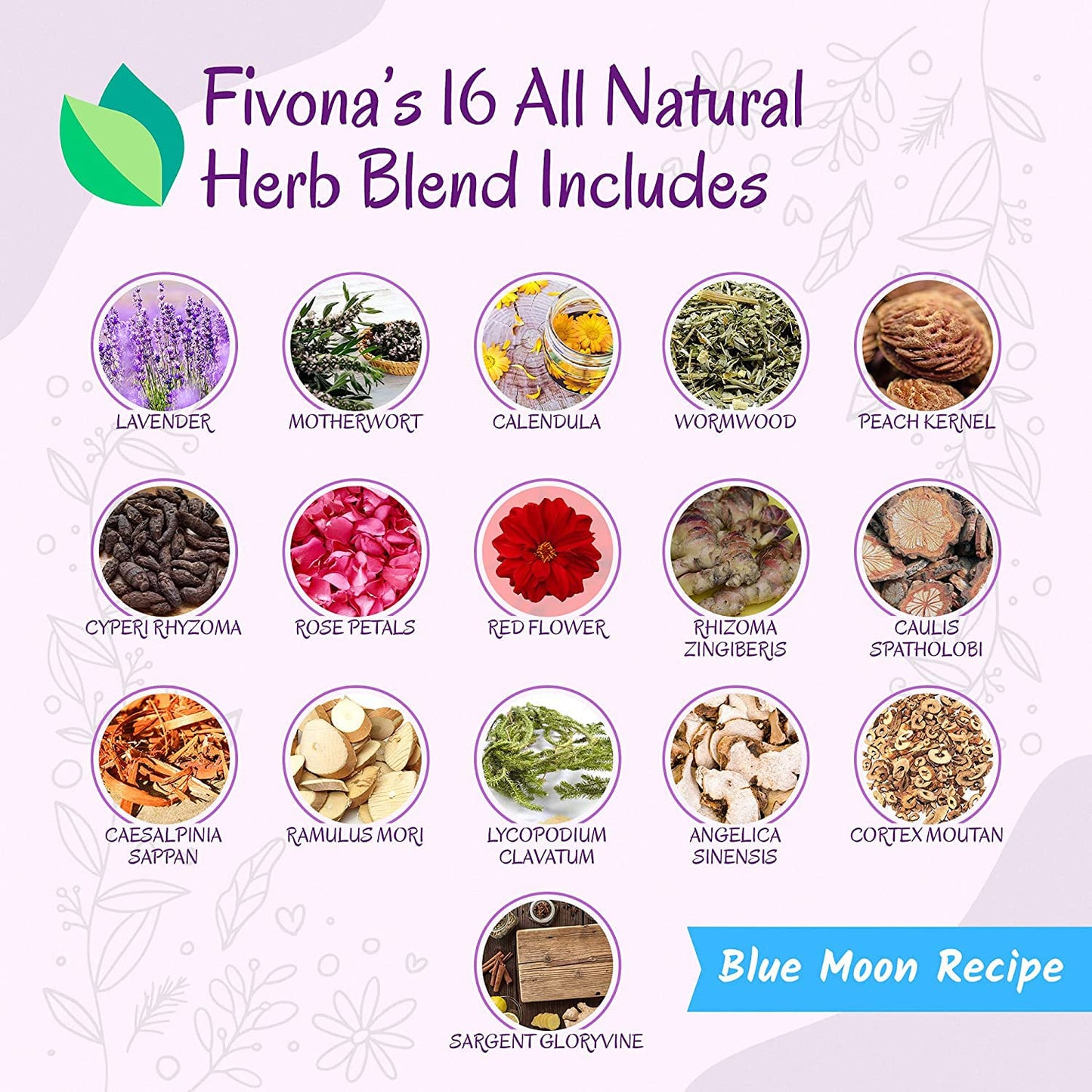 Fivona Yoni Steaming Herbs - for Feminine Use and Rituals - V-Detox, Cleanse, Wash, Odor Control - 2 to 4 Sessions - Female PH Balance- 1.76 Ounces