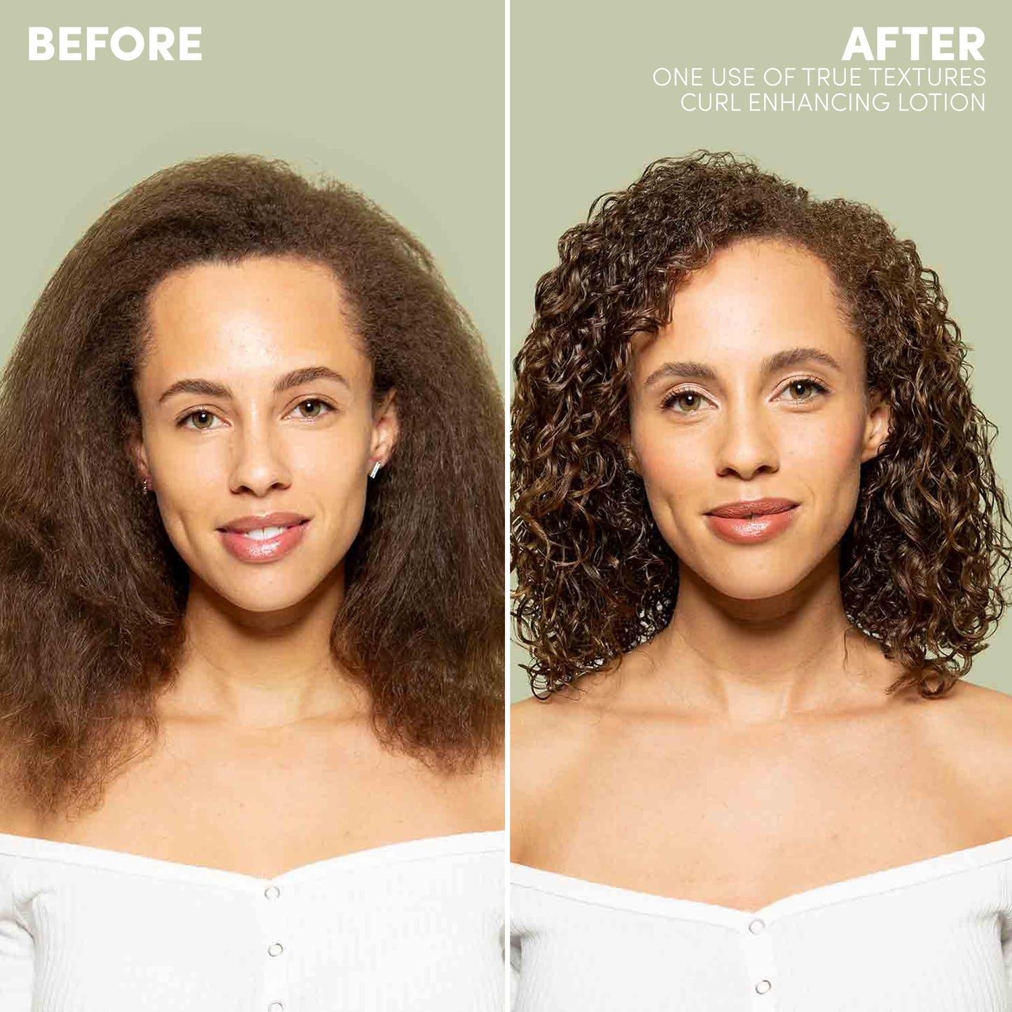 Mizani True Textures Curl Enhancing Lotion - Leave In Curl Cream for Curly Hair with Coconut Oil & Olive Oil, Frizz Control, Adds Hair Shine, No Drying Alcohols, Paraben-Free